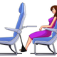 Illustration for article titled Make Your Own Damn Legroom With This Padded Airplane Footrest